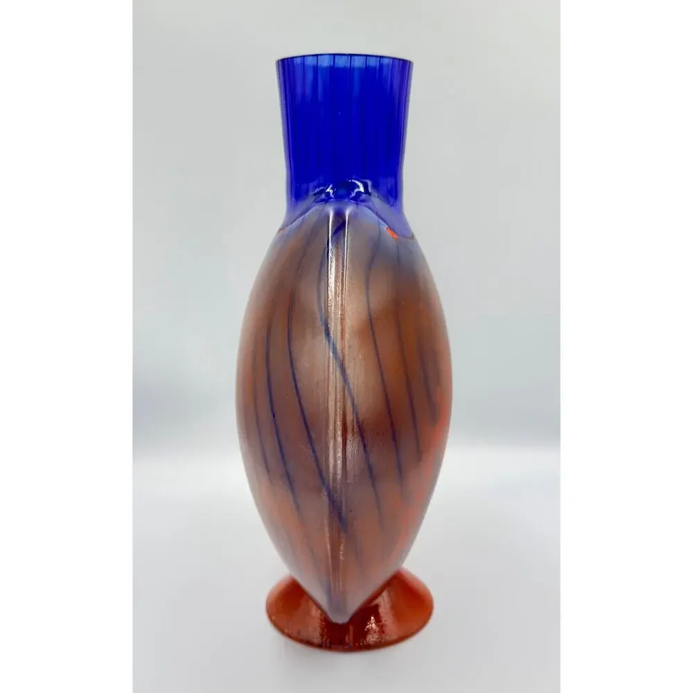 Kosta Boda Studio Art Glass by Kjell Engman Signed Vase 